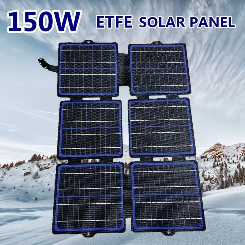 150W Foldable Solar Panel ETFE - Solar Emergency Charger ulasan dan harga