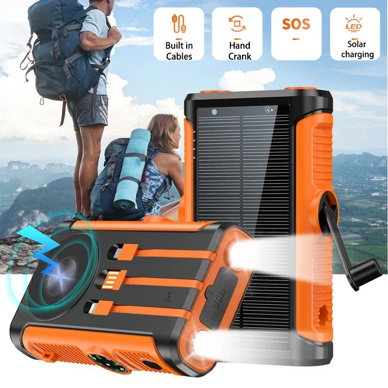 50000mAh Solar Power Bank 22.5 - Solar Emergency Charger ulasan dan harga